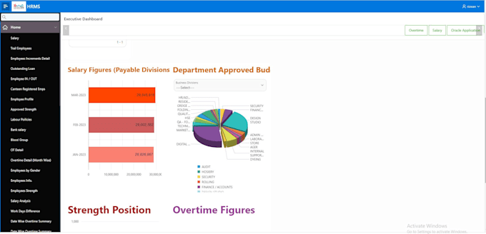 develop oracle apex pos system with inventory and accounting
