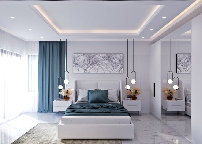 do 3d modelling, interior design and realistic 3d rendering