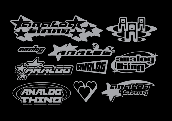 make streetwear design y2k logo for your brand in 24 hours
