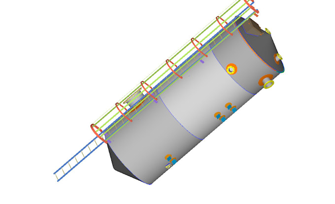 design and make fabrication drawing of API 650 storage tank