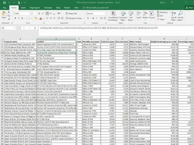 do data entry, PDF to excel or word, data conversion, copy paste, any work