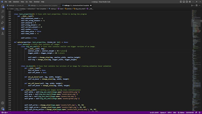 Write a python script, programming, quickly and guaranteed by Plesya ...