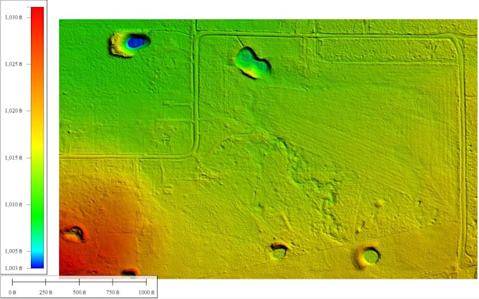 do topographic, contour and survey map