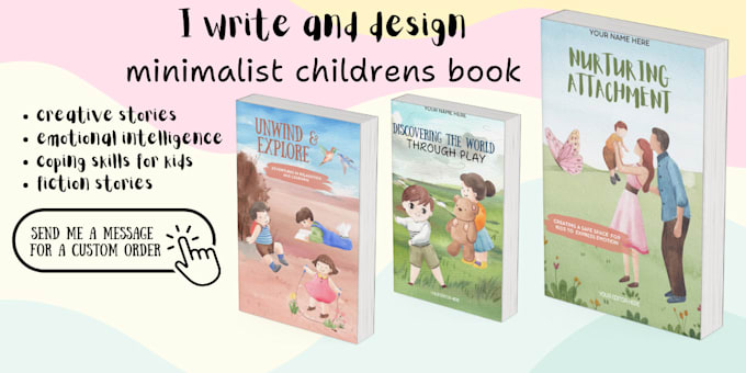 write and design minimalist childrens book