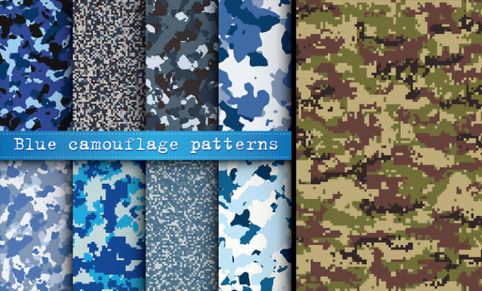 Design unique camouflage seamless pattern or repeat pattern by Sabawajid782