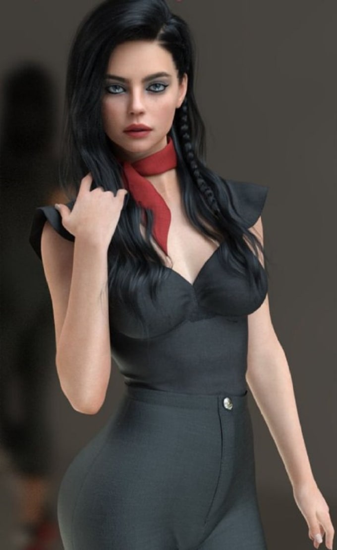 Create High Quality 3d Realistic Character Modeling 3d Metahuman Daz 3d 3d Model By