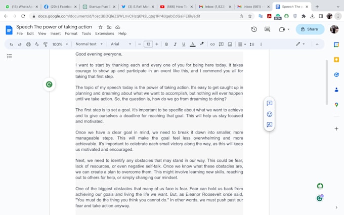 write speech for any occasion