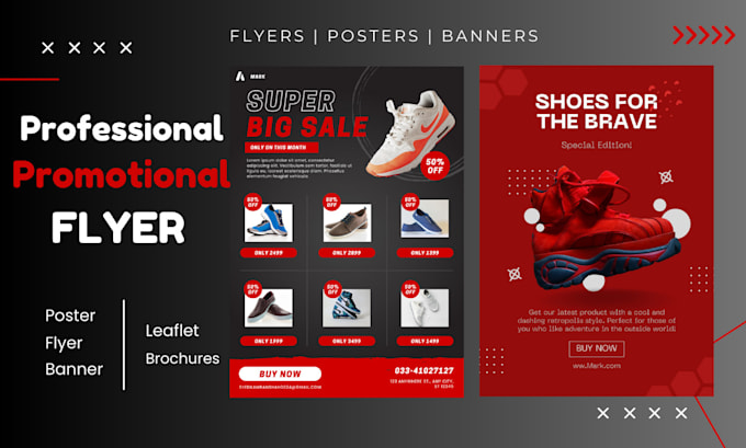 design urgent business flyer, one pager, marketing material