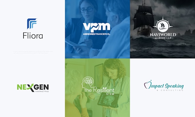 design a modern minimalist professional business logo