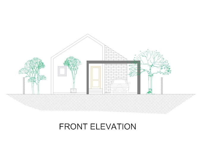 do architectural 2d floor plan, house floor plan,2d  drafting