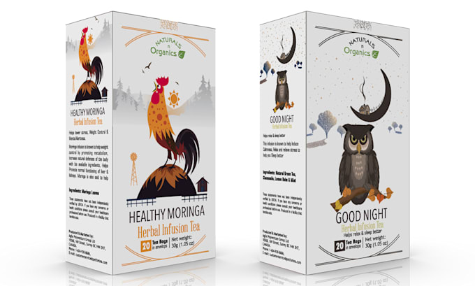 do creative coffee or tea and food packaging design