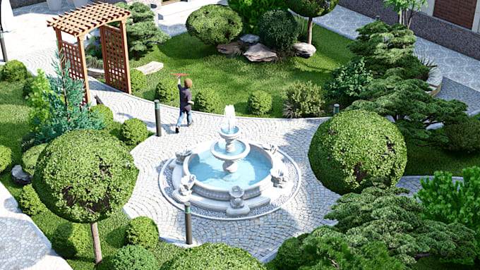 create 2d and 3d landscape designs with realistic renderings