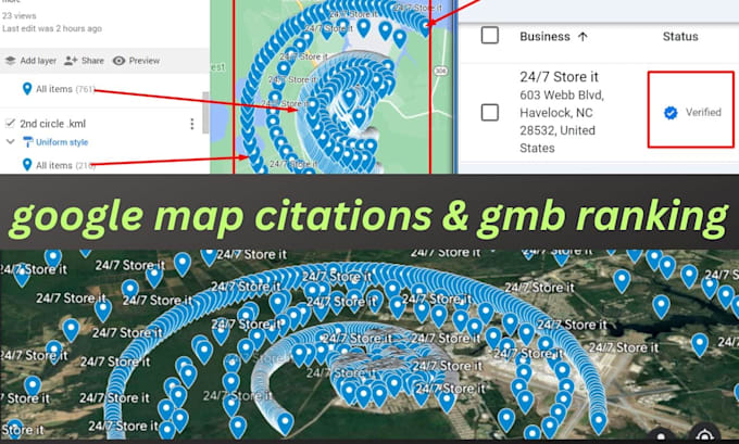 help you google map citations for gmb ranking, map citation