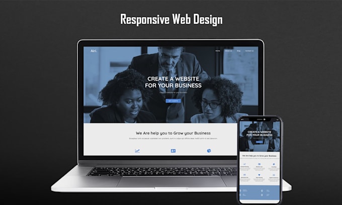 Design a modern website for you with html, css, and bootstrap 5 by ...