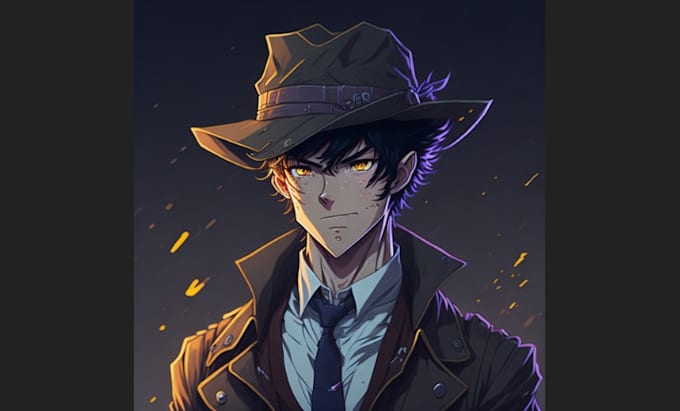 create your anime album art fast for lofi, hiphop rap emo