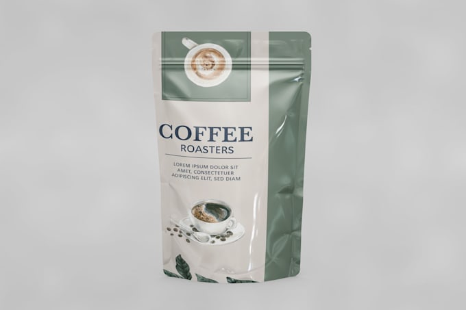 create coffee labels or stickers professionally
