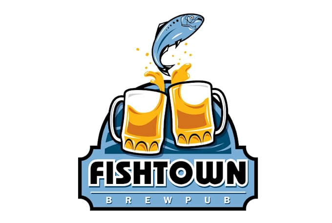 create a fantastic brewpub logo with fast delivery
