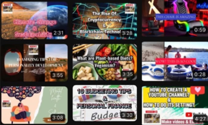 make attractive eye catchy youtube thumbnails