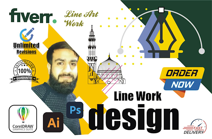 create custom vector art and line drawings