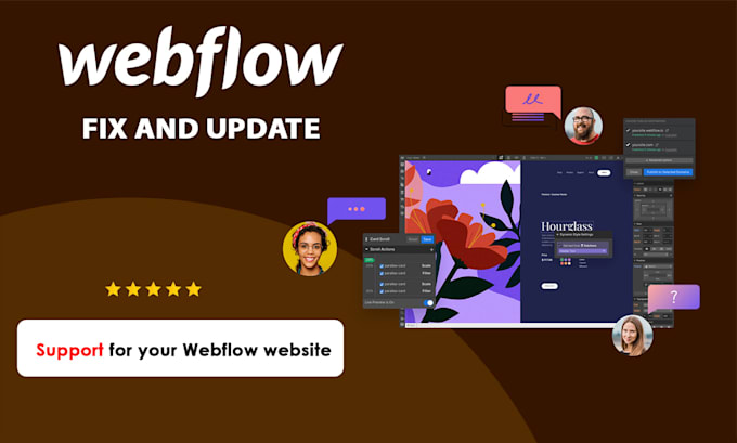 fix any issues or bugs in your webflow website