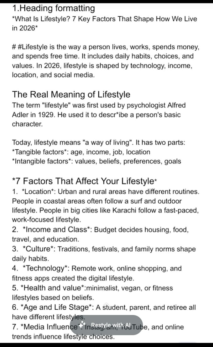 write SEO blog articles on health and beauty