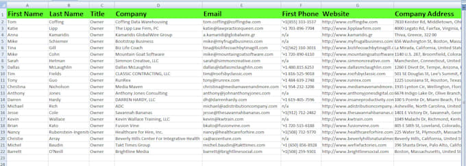 do  b2b lead generation, linkedin lead generation, prospect email list building