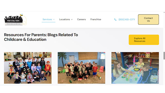 build a preschool, kindergarten, and daycare website