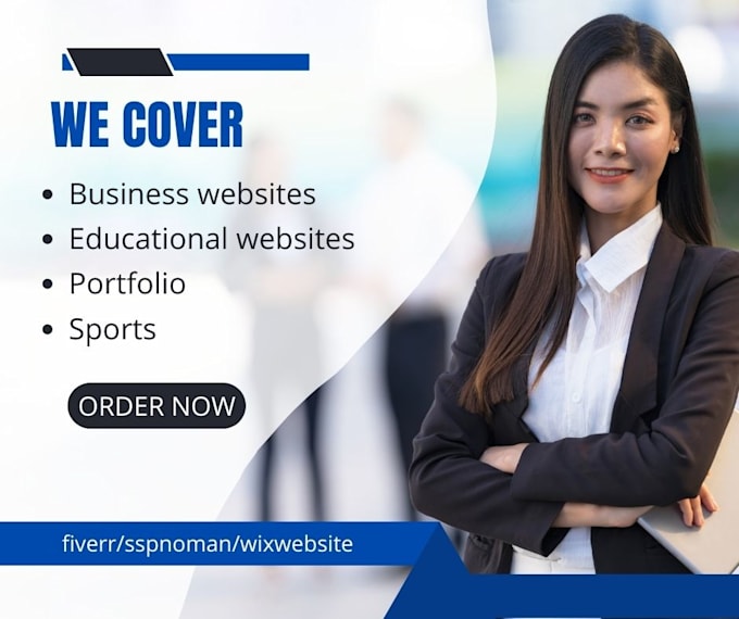 built wix website, redesign wix
