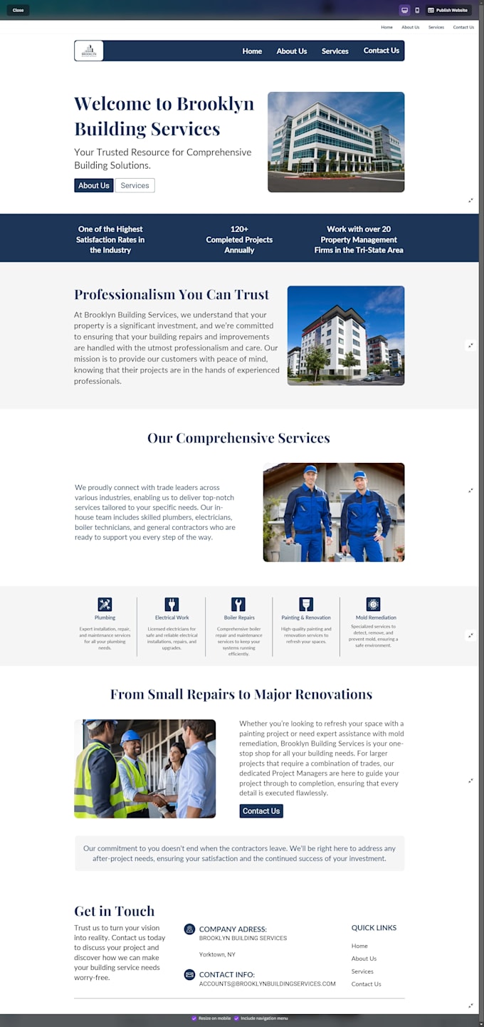 create stunning canva website, canva landing page, canva business website