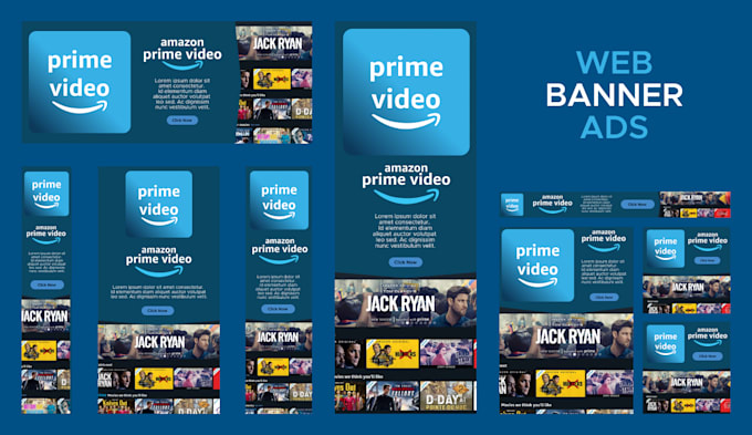 design eye catching website banner ads, google ads