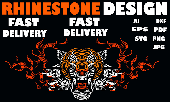 do rhinestone template design