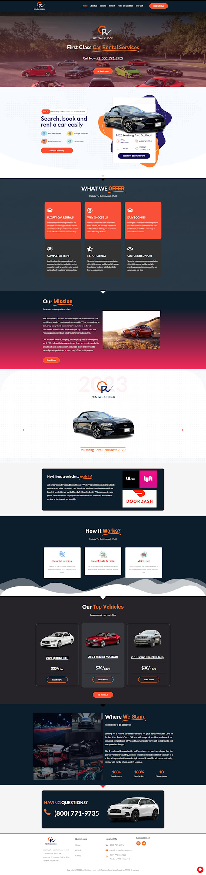 do website development, design or redesign, and build wordpress website