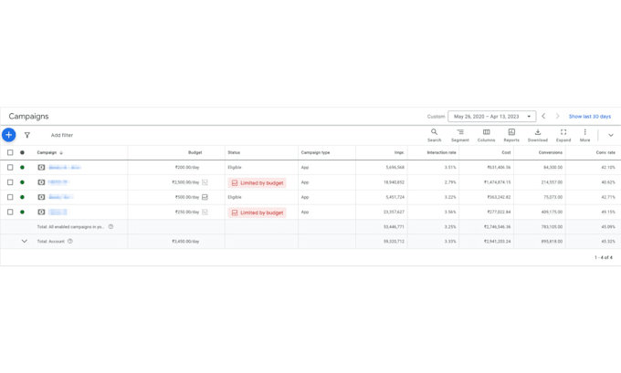 run app install campaigns for your android apps