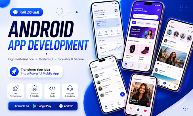 develop a professional android mobile app for your business