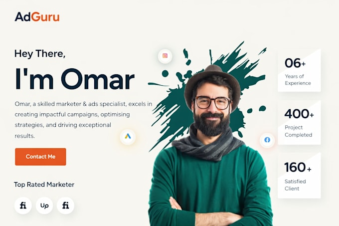 build a professional portfolio website for freelancers and personal brands