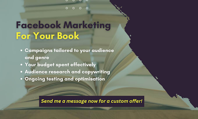 promote your novel or non fiction book with facebook ads