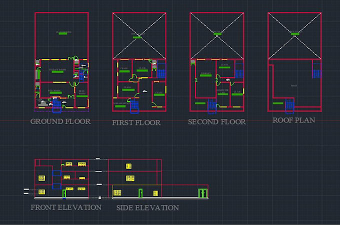 do scanned pdf to architectural drawing and floor plan using autocad