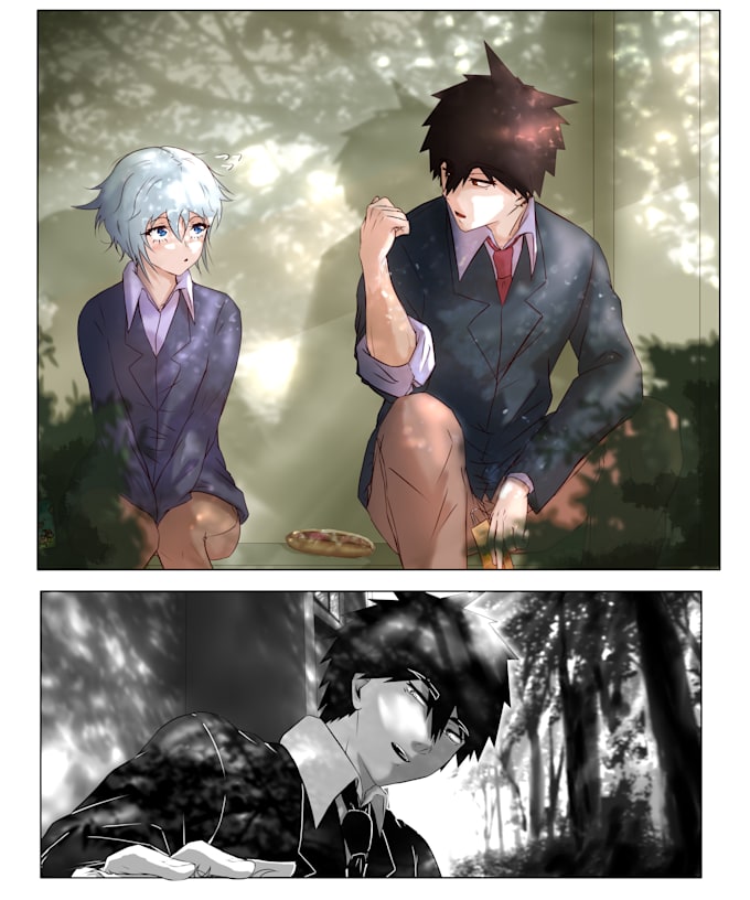 make cool manga and anime art