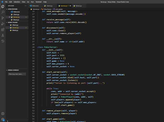 Write a simple python program by maciejgrabacki fiverr