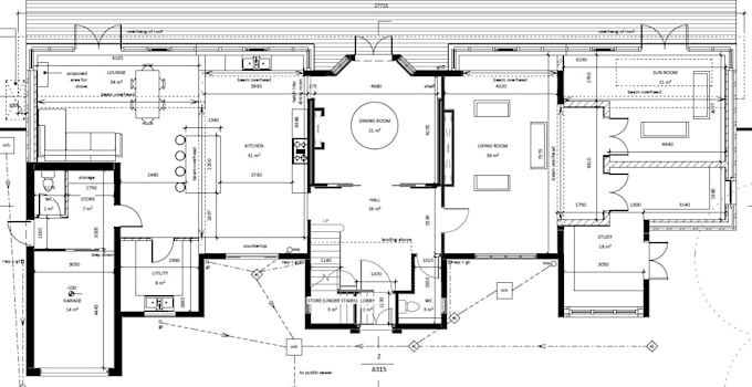 redraw any architectural drawing by using autocad 2d