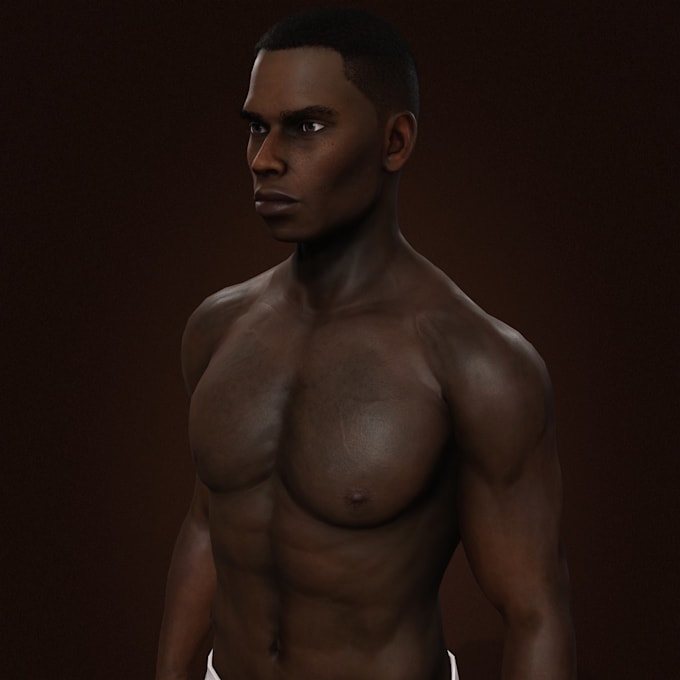 create a 3d character models for videogames or animation