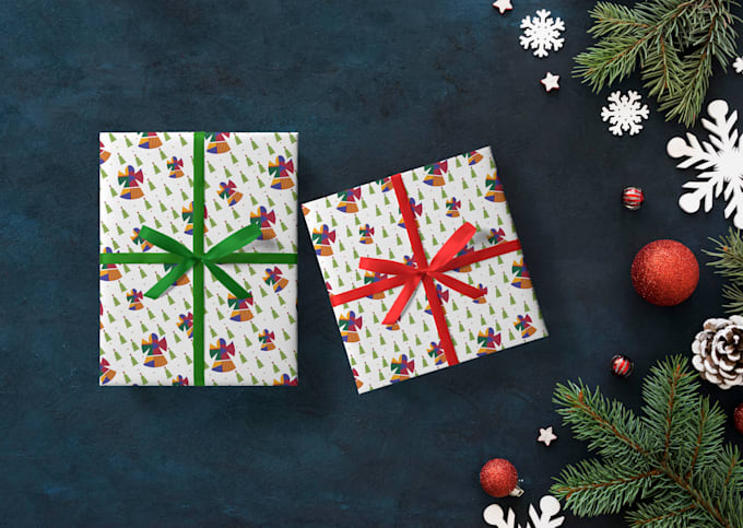 do seamless patterns for wrapping paper, wrapping tissue in 24hrs