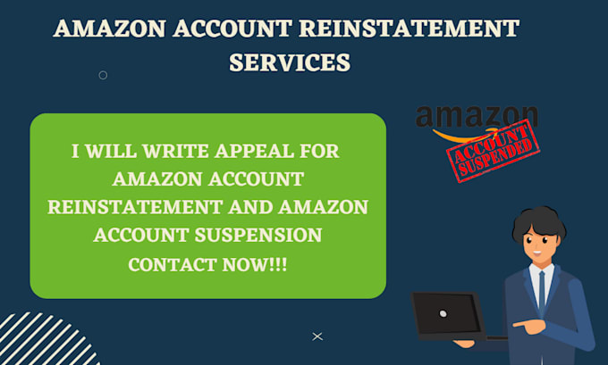 Write appeal letter for amazon account suspension and account
