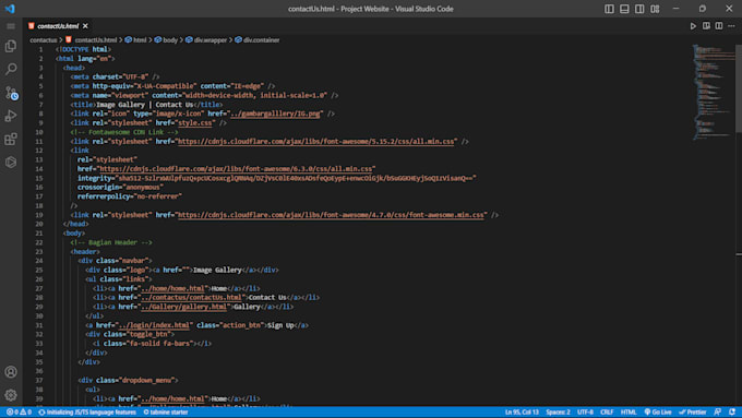 Create website using html,css,javascript by Andiardiaansyah | Fiverr