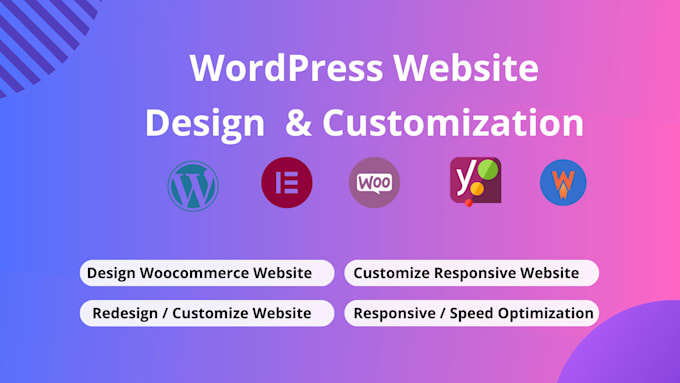 do wordpress website design and customization