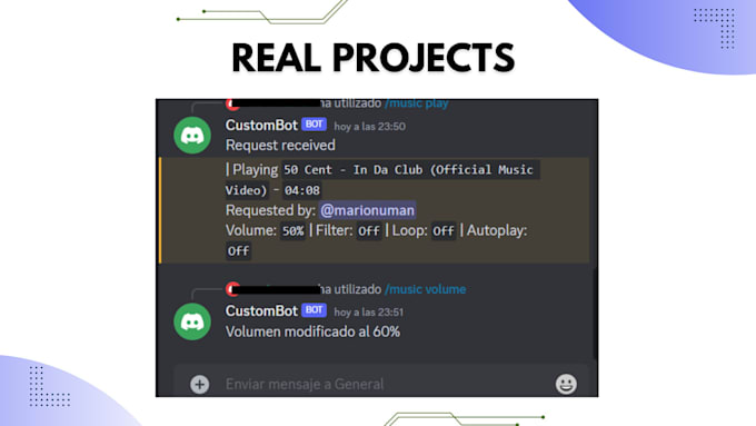 create a custom discord bot for you