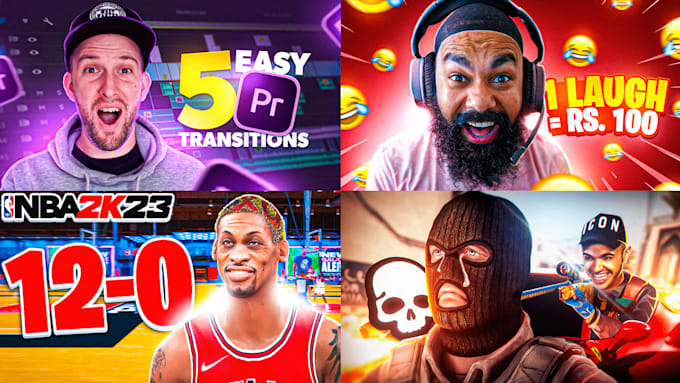 Design amazing clickbait youtube thumbnail in 3 hours by Rida_br | Fiverr