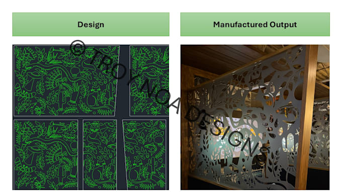 do laser cutting, plasma cutting, and laser engraving design