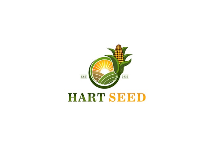 design superior conventional corn farm logo