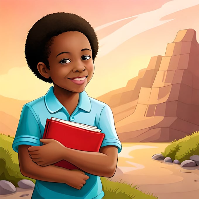 African american children book cover page design by Barabariio Fiverr